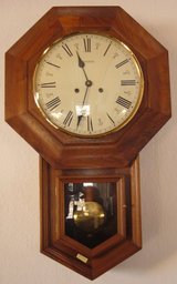 Emperor School House Wall Clock with German Works in Ramstein, Germany