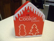 Christmas Cookie Cutter Set In Sealed Tin in Kingwood, Texas